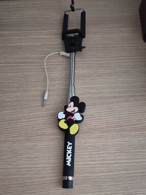 Mickey Mouse Wired Selfie Stick - Black